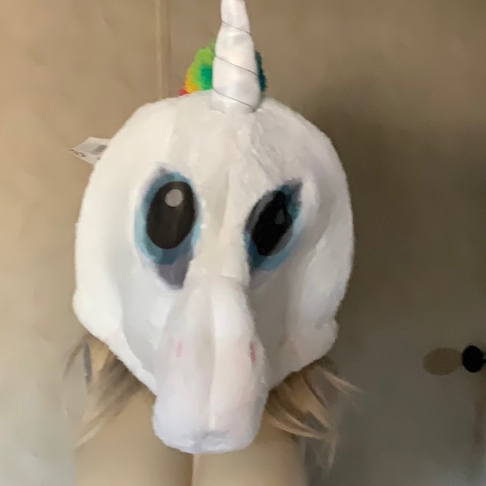 Maskimals Oversize Plush Mask Dan Dee Big Greeter Heads Unicorn